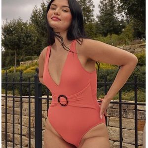 SUMMERSALT Belted Backflip One Piece Swimsuit